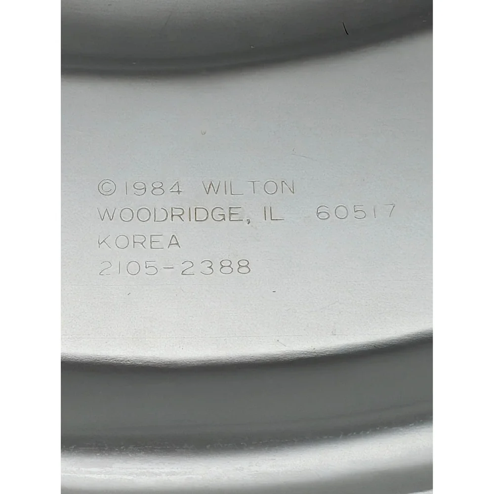 Vintage 1984 Wilton Rocking Horse Aluminum Cake Pan 2105-2388 Silver Bakeware